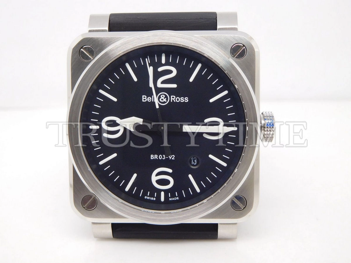 Копия часов Bell & Ross BR 03-92 Black Steel BR0392-BLC-ST Арт.BR-0224