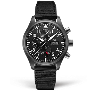 Копия часов IWC Pilot's Watch Chronograph Top Gun 44mm IW389101 Арт.IW-0535
