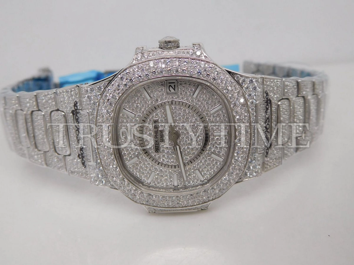Копия часов Patek Philippe Nautilus Ladies 34mm 7021/1G-001 Арт.PP-0500