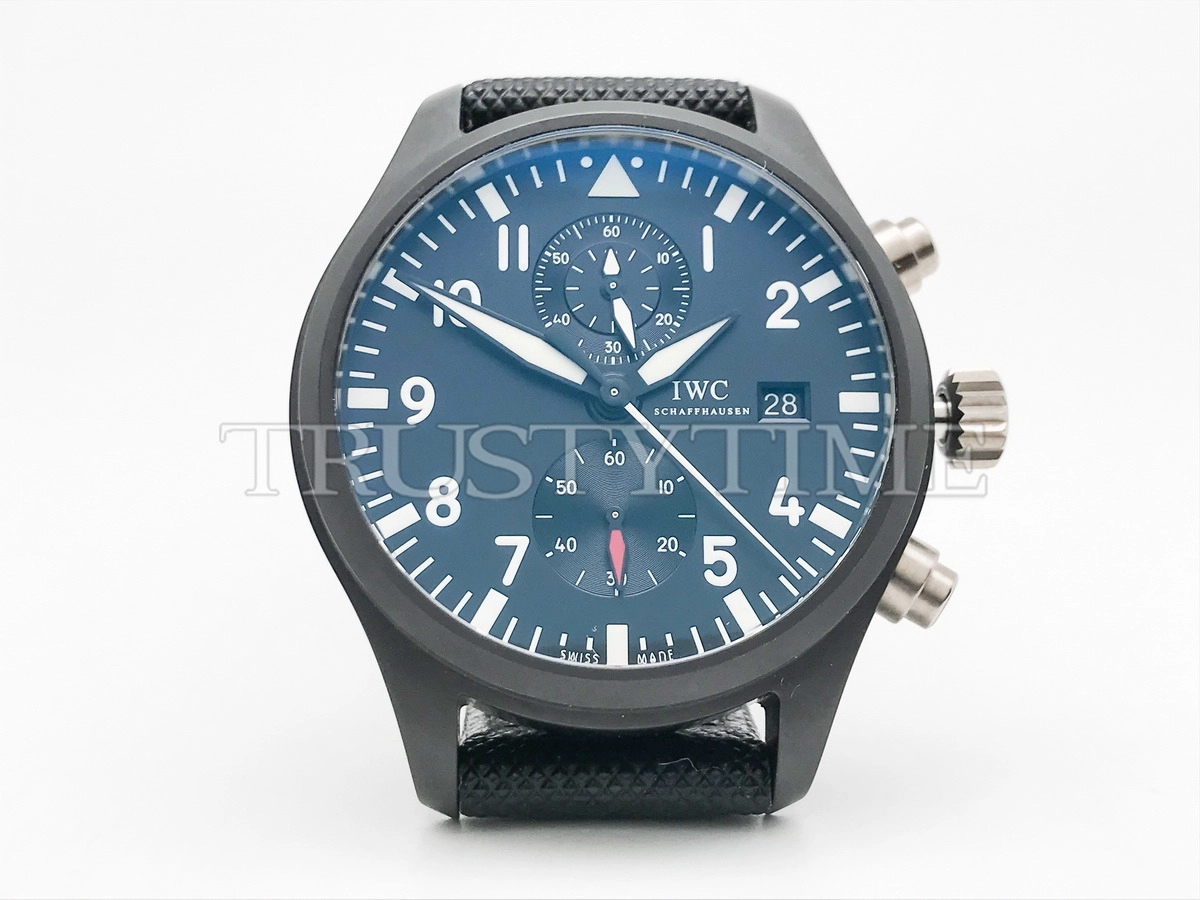 Копия часов IWC Pilot's Watch Chronograph Top Gun 44mm IW389001 Арт.IW-0897