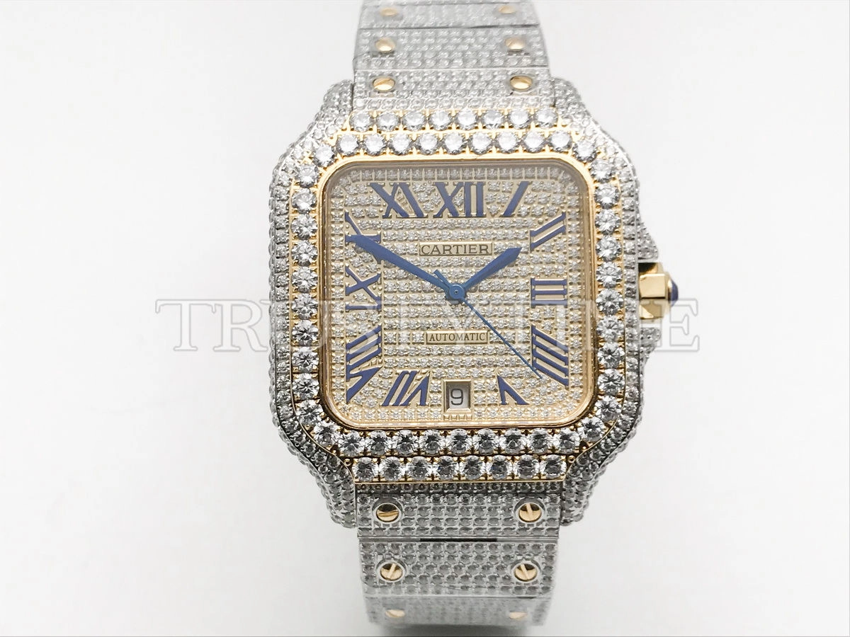 Копия часов Cartier Santos De Cartier 40 W2SA0009 Diamonds Арт.CR-0940