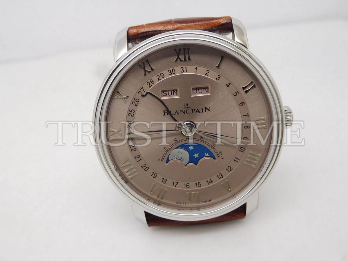Копия часов Blancpain Villeret Quantième Complet 6654-1504-55A Арт.BP-0329