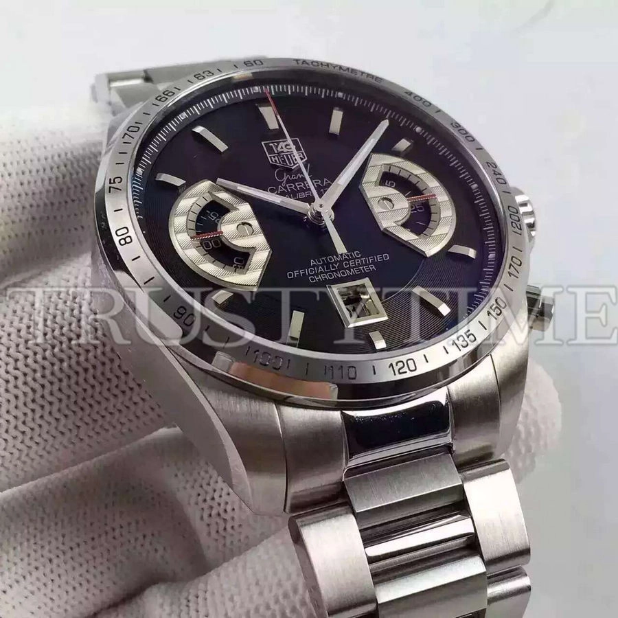 Копия часов Tag Heuer Grand Carrera Calibre 17 RS 43mm CAV511A.BA0902 Арт.TG-0311