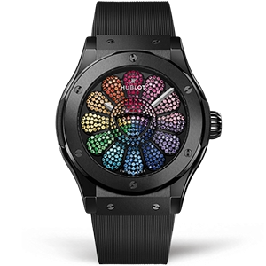 Копия часов Hublot Classic Fusion Takashi Murakami Ceramic Rainbow 45mm Арт.HB-1271