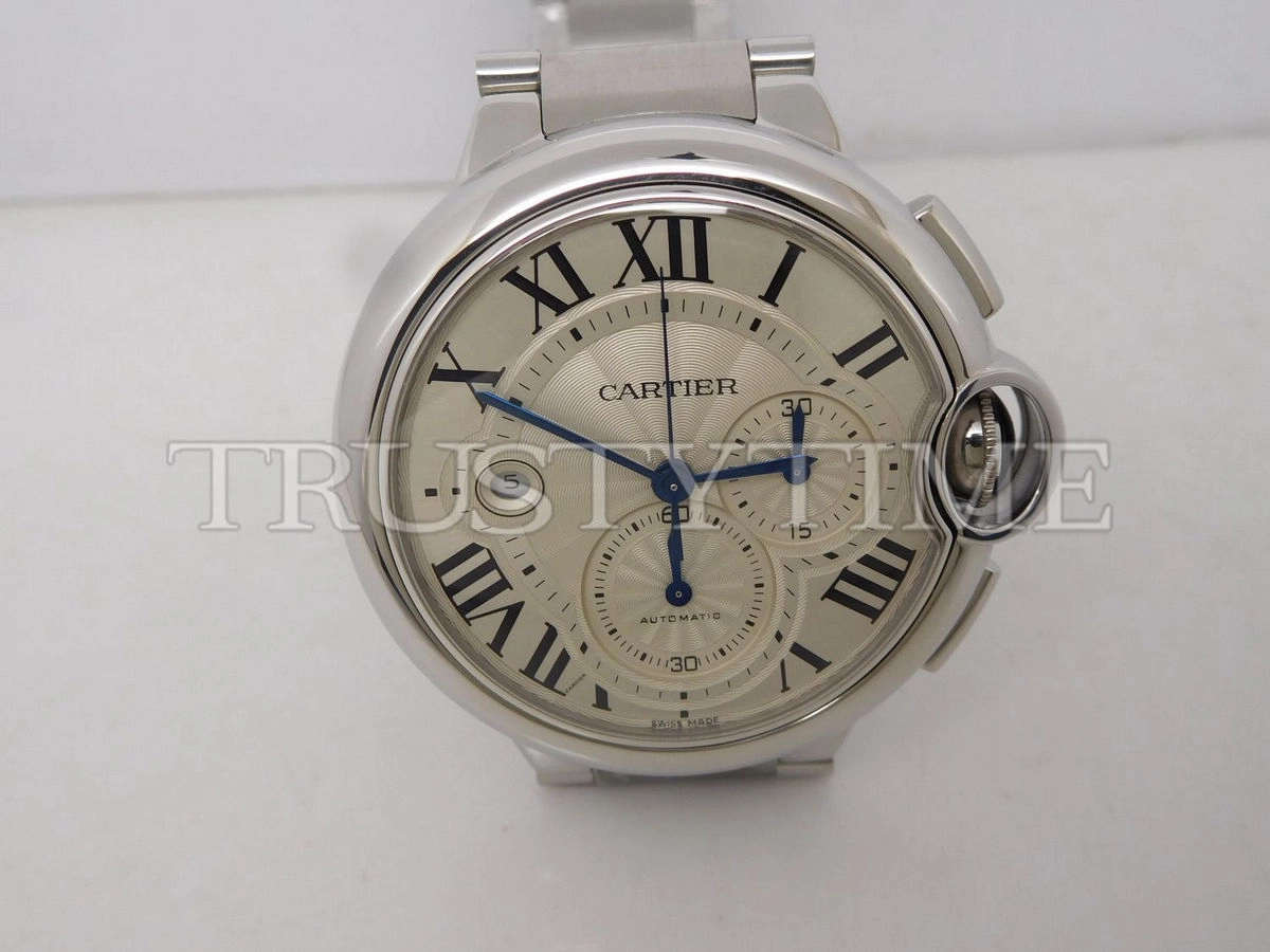 Копия часов Cartier Balon Bleu Chronograph 44 WGBB0023