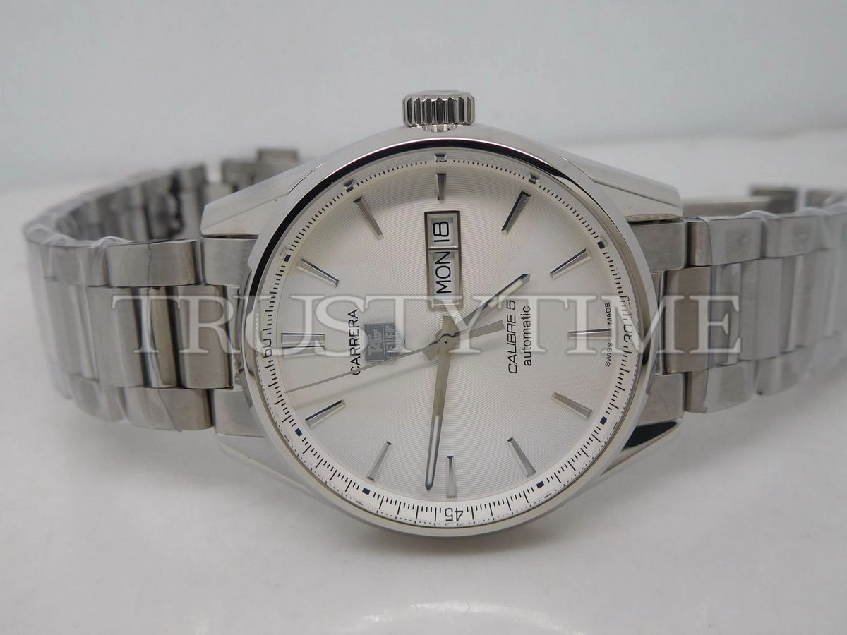 Копия часов Tag Heuer Carrera Calibre 5 Day Date 41mm WAR201B.BA0723 Арт.TG-0429
