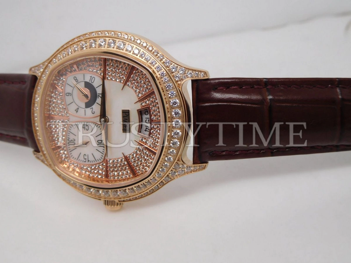 Копия часов Piaget Emperador Coussin Dual Time 42mm G0A32020 Арт.PG-0153