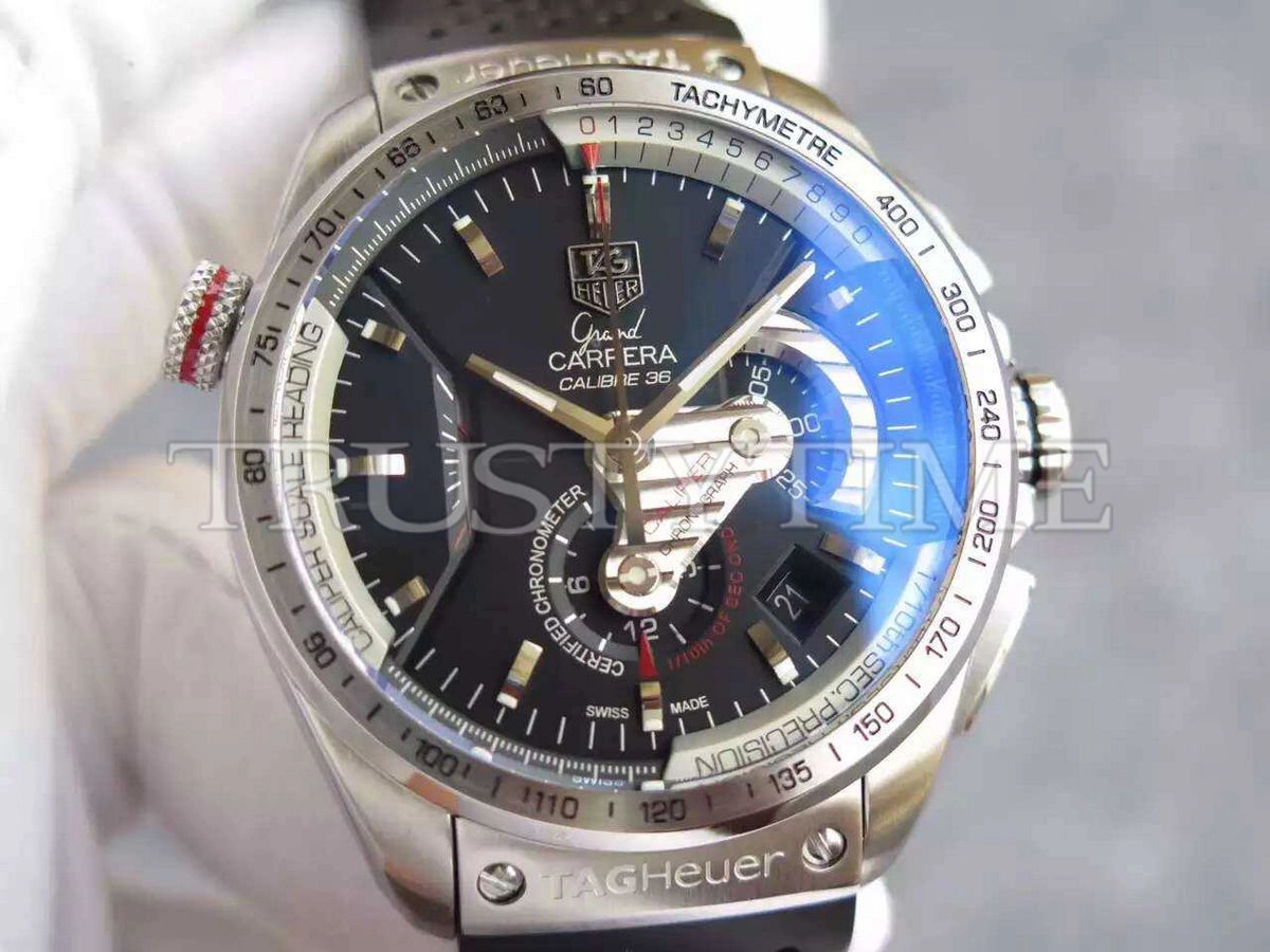 Копия часов Tag Heuer Grand Carrera Calibre 36 RS 43mm CAV5115.FT6019 Арт.TG-0315