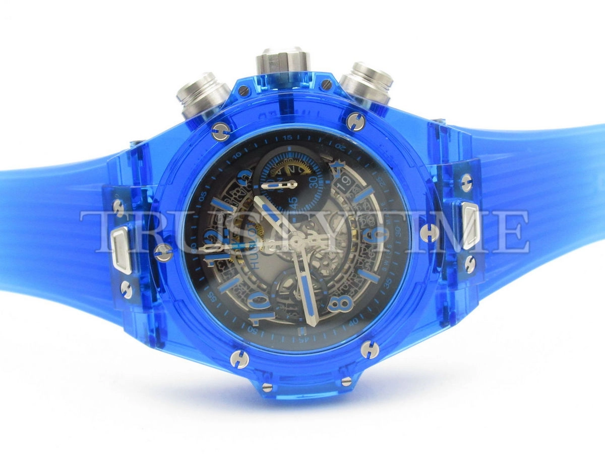 Копия часов Hublot Big Bang Unico Blue Sapphire 45mm 411.JL.4809.RT Арт.HB-0438