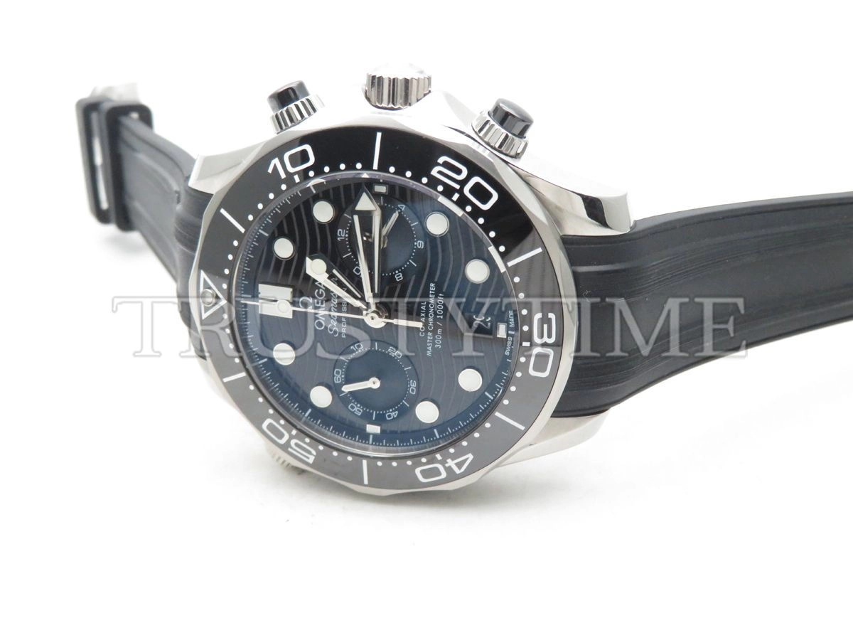 Копия часов Omega Seamaster Diver 300m Co‑Axial Master Chronometer Chronograph 44mm 210.32.44.51.01.001 Арт.OM-0828