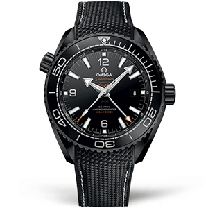 Копия часов Omega Seamaster Planet Ocean 600m Co‑Axial Master Chronometer GMT Deep Black 45,5mm 215.92.46.22.01.001 Арт.OM-0652