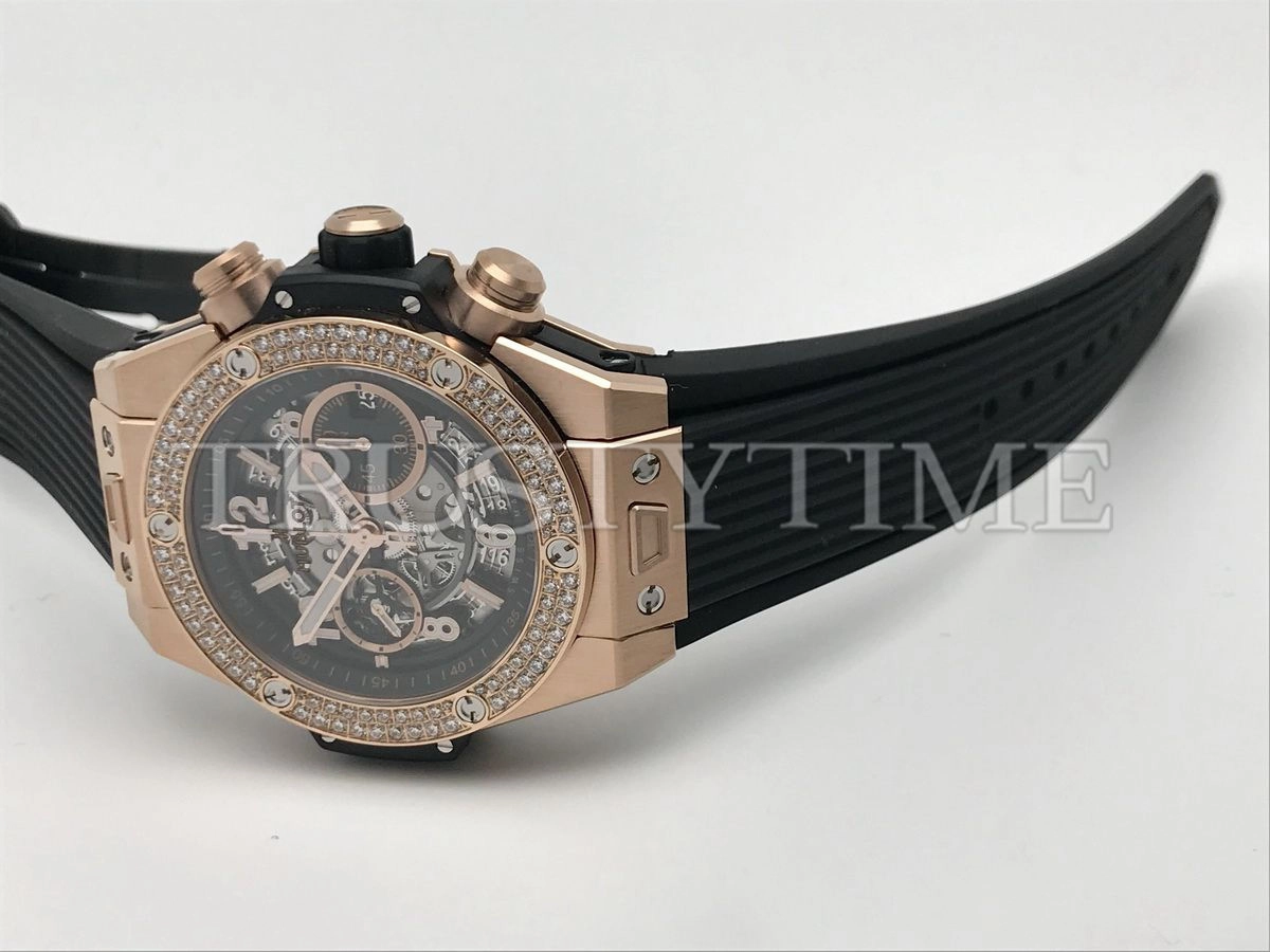 Копия часов Hublot Big Bang Unico King Gold Diamonds 44mm 421.OX.1180.RX.1104 Арт.HB-0965
