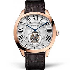 Копия часов Cartier Drive de Cartier Flying Tourbillon 41 W4100013 Арт.CR-0741
