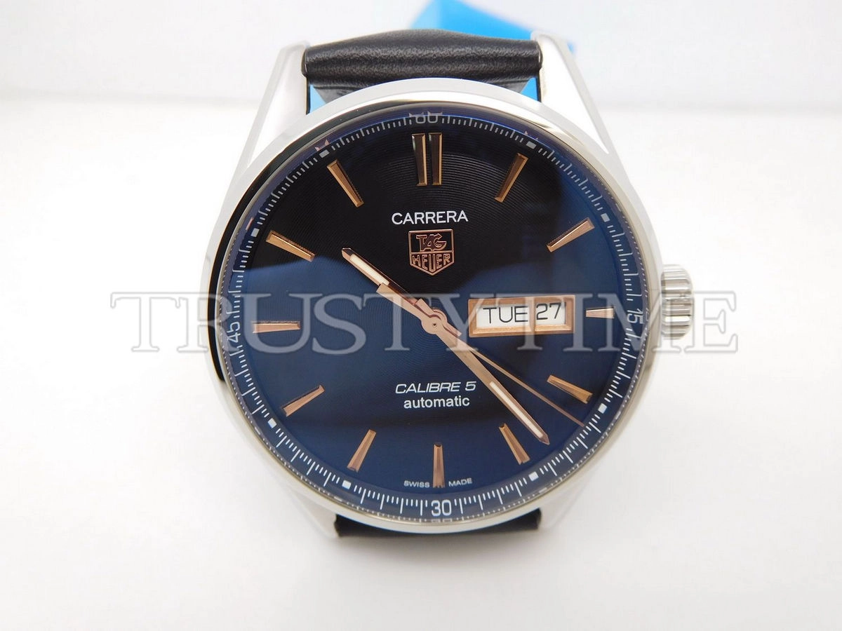 Копия часов Tag Heuer Carrera Calibre 5 Day Date 41mm WAR201C.FC6266 Арт.TG-0437