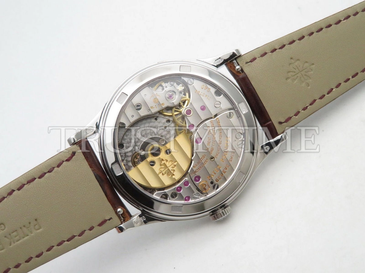 Копия часов Patek Philippe Calatrava Bhutan Textiles 38mm 5077P-102 Арт.PP-0664