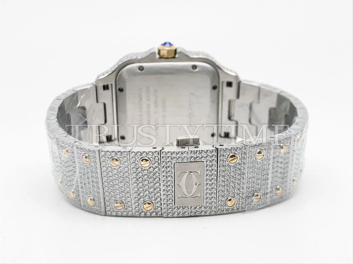 Копия часов Cartier Santos De Cartier 40 W2SA0009 Diamonds Арт.CR-0942