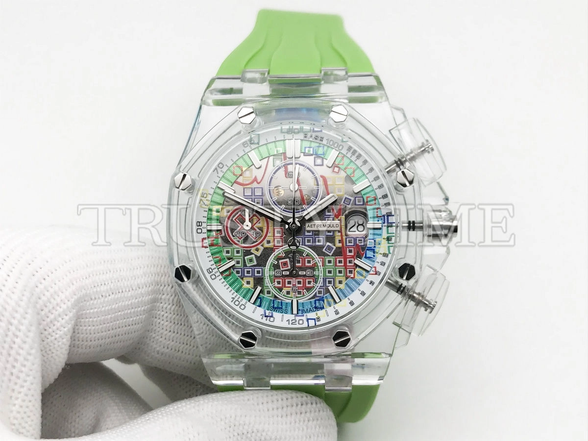 Копия часов Audemars Piguet Royal Oak Offshore Chronograph AET Remould Sapphire GRID GAME Арт.AP-1125