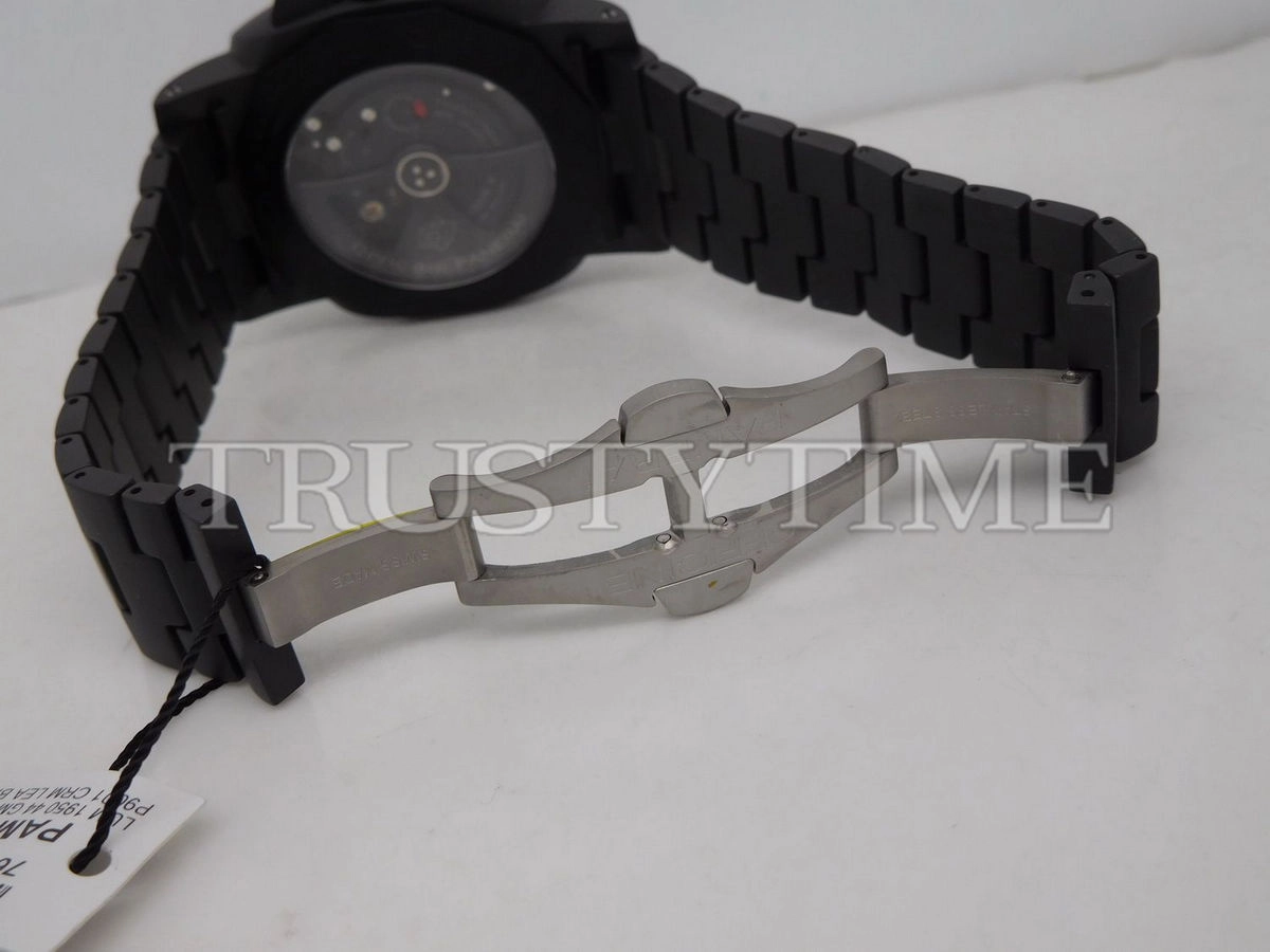 Копия часов Panerai Luminor 1950 3 Days GMT Automatic Tuttonero 44mm PAM00438 Арт.PN-0703