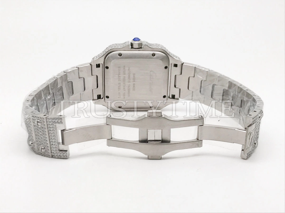 Копия часов Cartier Santos De Cartier 40 WSSA0018 Diamonds Арт.CR-0927