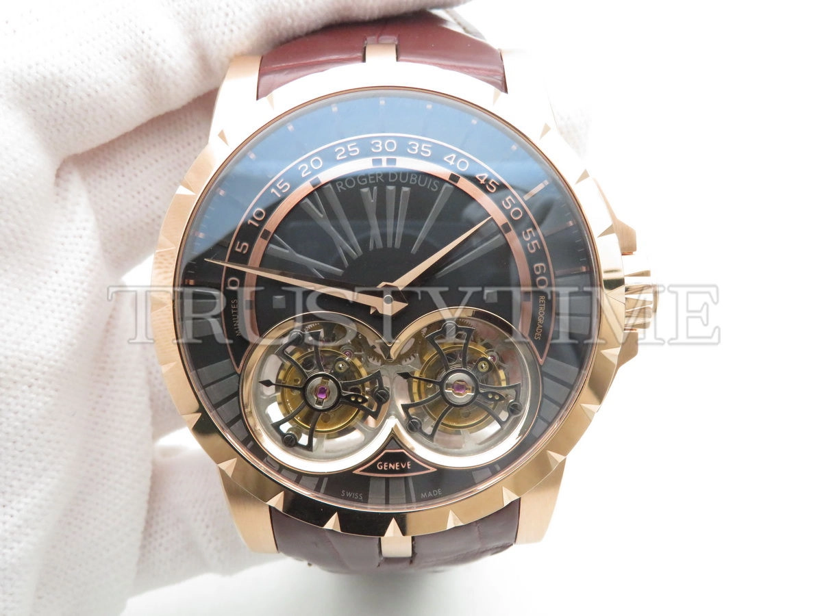 Копия часов Roger Dubuis Excalibur Double Flying Tourbillon 45mm RDDBEX0280 Арт.RG-0420