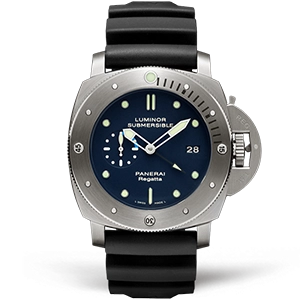 Копия часов Panerai Luminor Submersible 1950 Regatta 3 Days GMT Automatic Titanio 47mm PAM00371 Арт.PN-0860