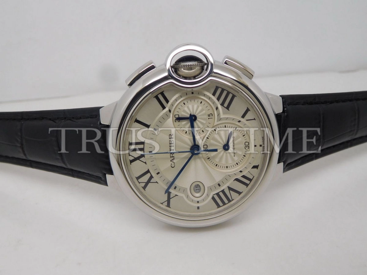Копия часов Cartier Balon Bleu Chronograph 44 W6920078 Арт.CR-0477