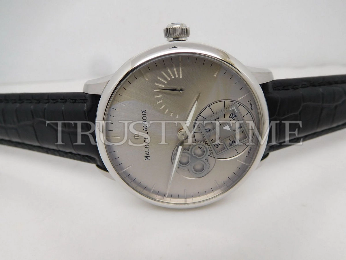 Копия часов Maurice Lacroix Masterpiece Roue Carrée Seconde 43mm MP7158-SS001-901 Арт.ML-0708