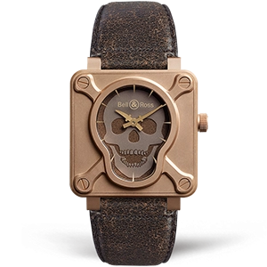 Копия часов Bell & Ross BR 01 Air Skull BR0192-SKULL-BR Арт.BR-0291