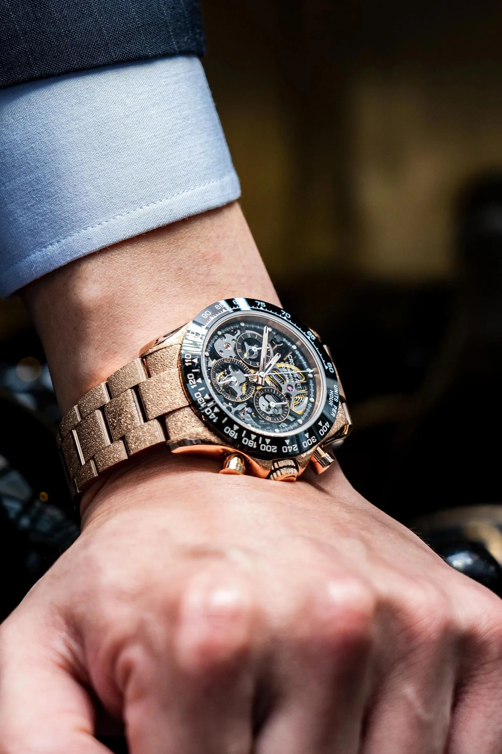 Копия часов CronusArt Stinless Steel Watch CM015-012 Арт.CA-0444