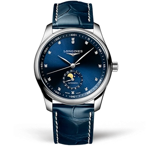 Копия часов Longines Master Collection Moonphase 40mm L2.909.4.97.0 Арт.LN-0314
