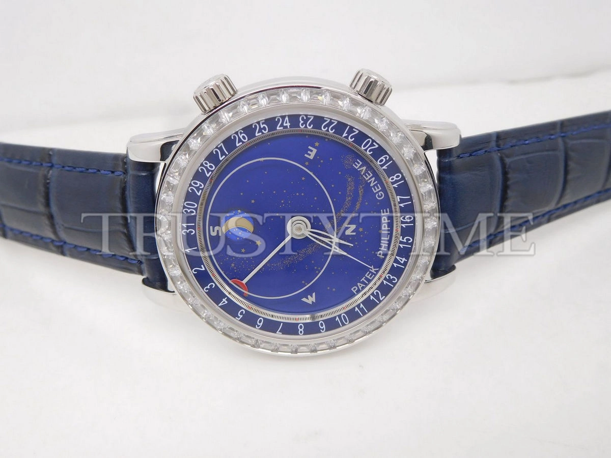 Копия часов Patek Philippe Grand Complications Celestial Sky Moon 44mm 6104G-001 Арт.PP-0444