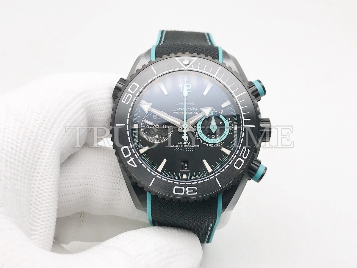 Копия часов Omega Seamaster Planet Ocean 600M "ETNZ" Deep Black 45.5mm 215.92.46.51.01.003 Арт.OM-1018