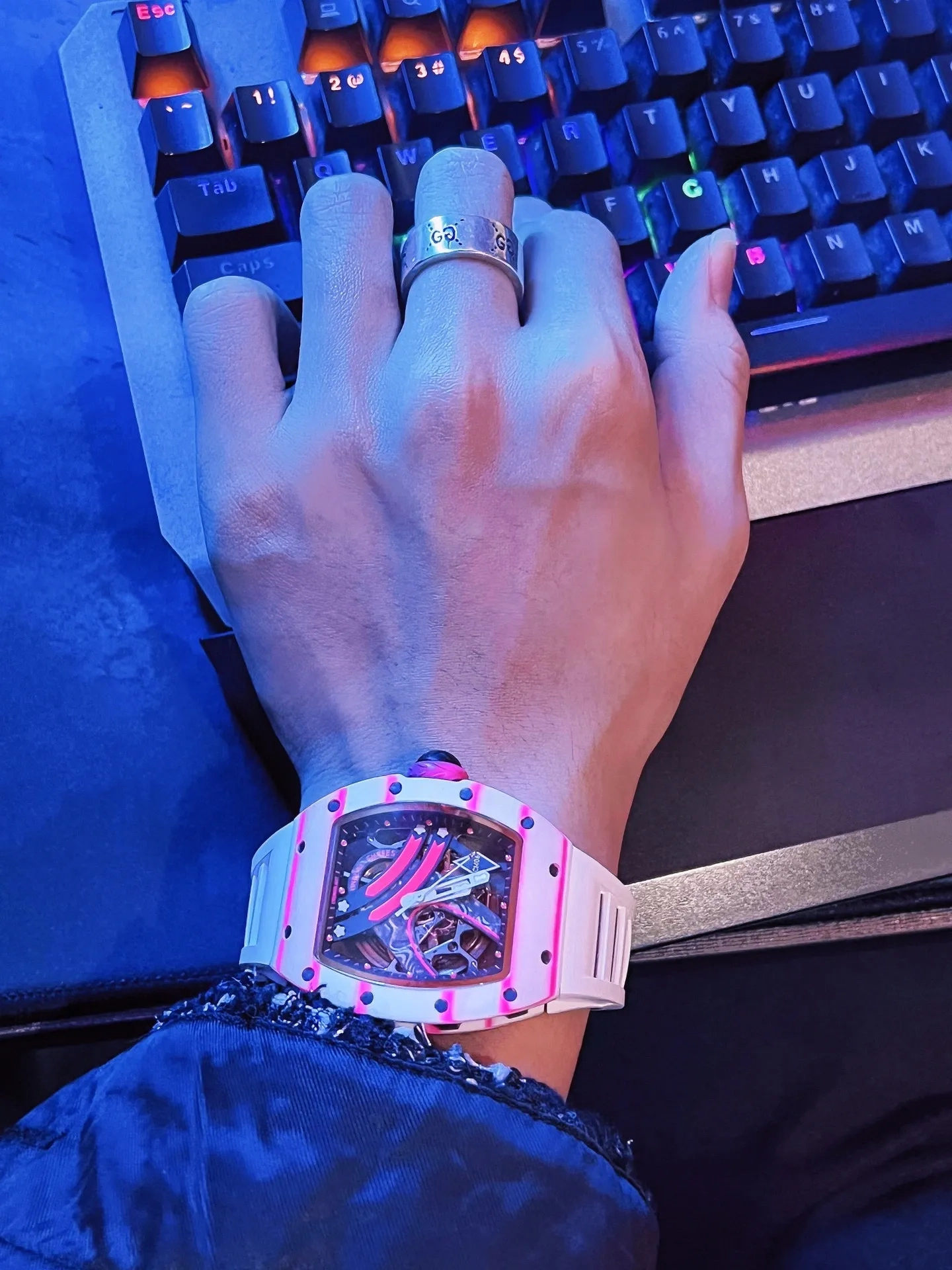 Копия часов CronusArt NTPT Carbon Fiber Watch CM06-P Арт.CA-0404