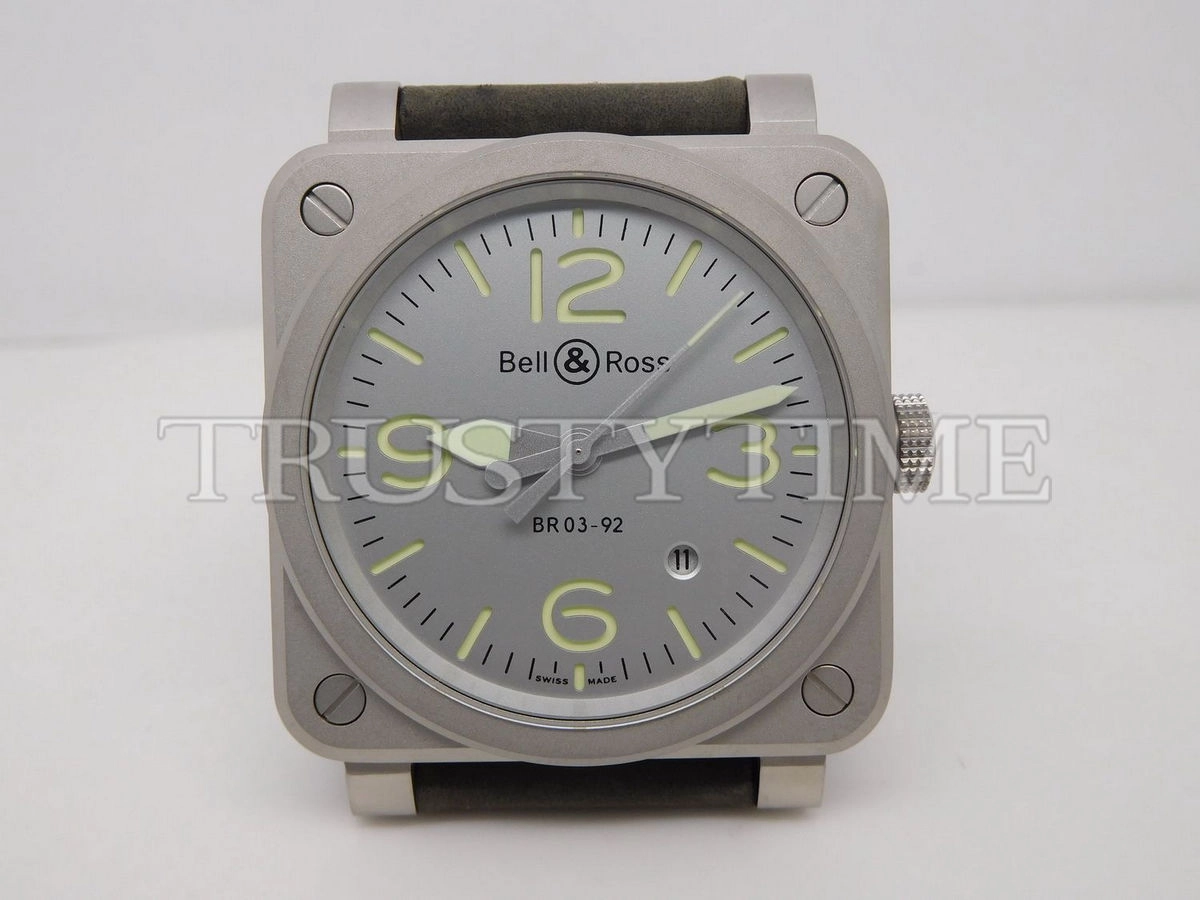 Копия часов Bell & Ross BR 03-92 Horolum Sandblasted BR0392-GR-ST/SCA Арт.BR-0225