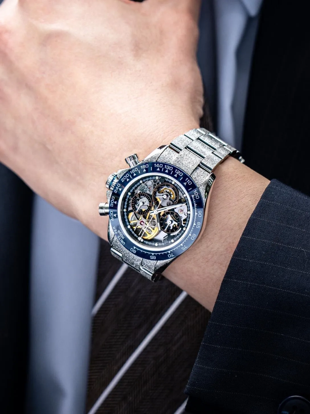 Копия часов CronusArt Stinless Steel Watch CM015-011 Арт.CA-0443