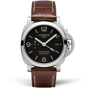 Копия часов Panerai Luminor 1950 3 Days GMT Automatic Acciaio 44mm PAM01320 Арт.PN-0852