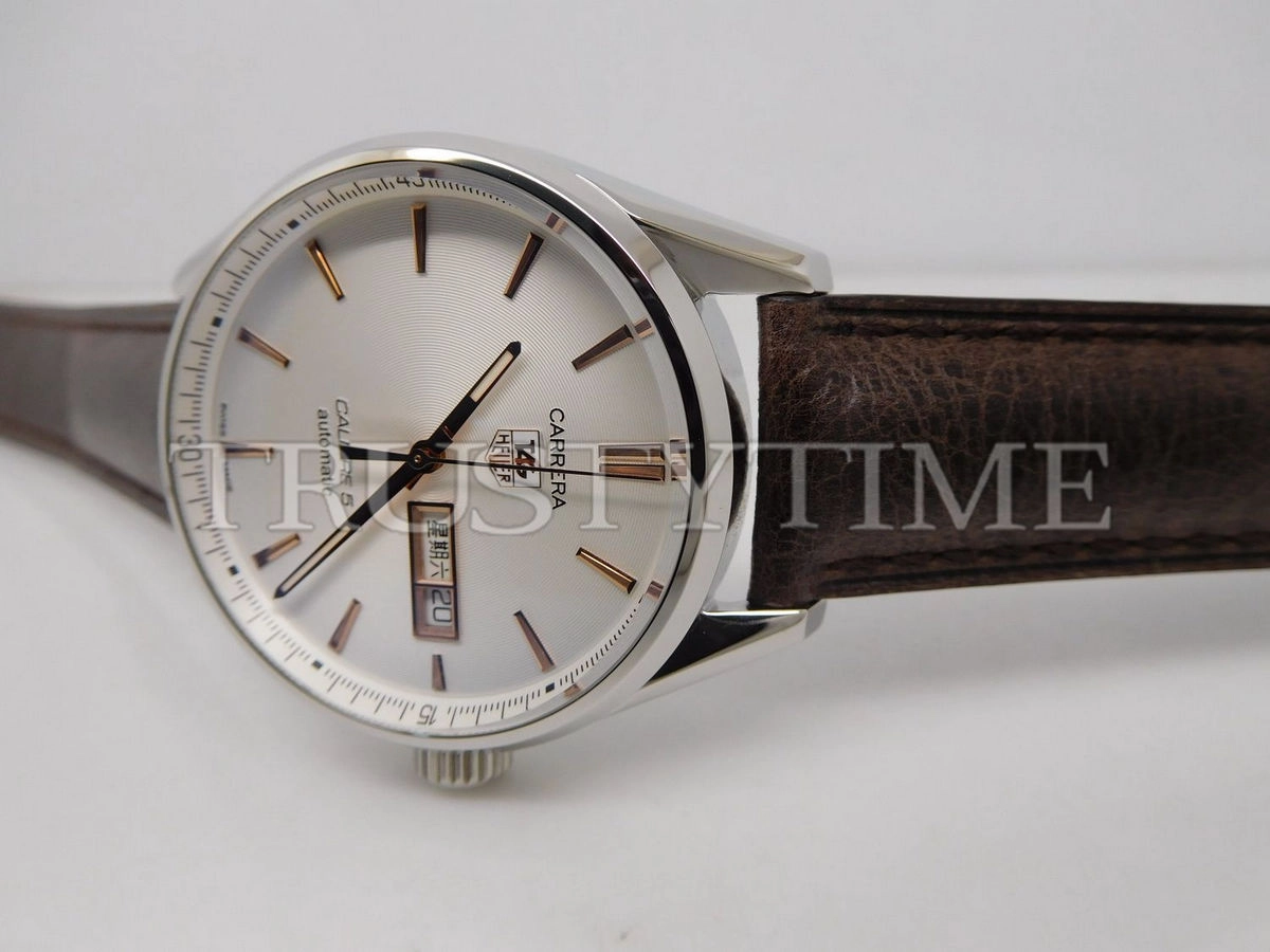Копия часов Tag Heuer Carrera Calibre 5 Day Date 41mm WAR201D.FC6291 Арт.TG-0435