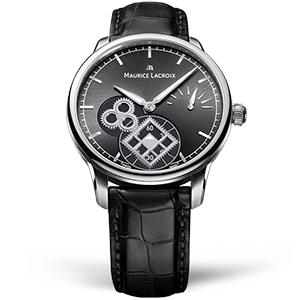 Копия часов Maurice Lacroix Masterpiece Roue Carrée Seconde 43mm MP7158-SS001-301-1 Арт.ML-0709