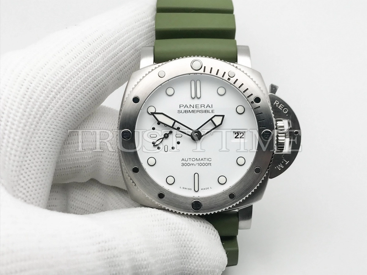 Копия часов Panerai Submersible QuarantaQuattro Bianco 44mm PAM01226 Арт.PN-0920