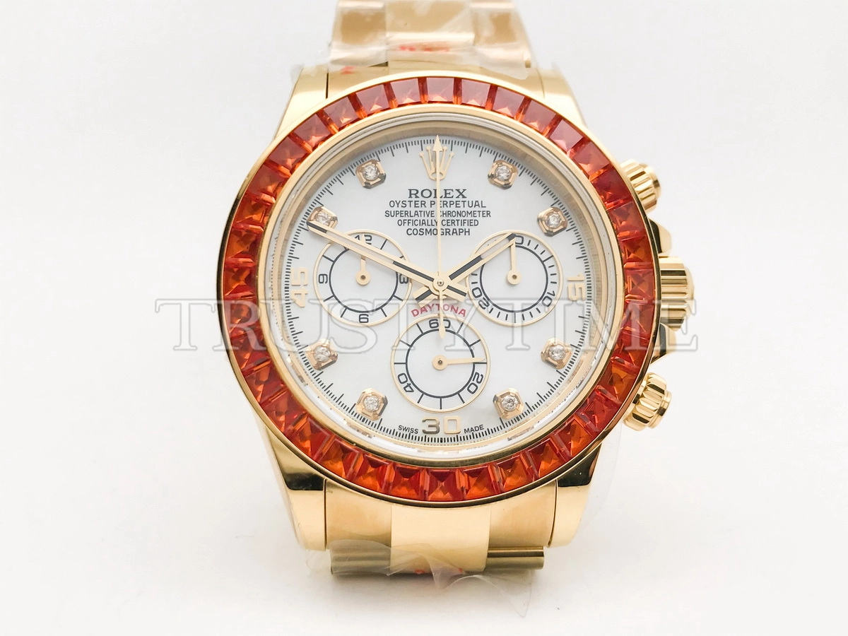 Копия часов Rolex Cosmograph Daytona Orange Sapphire 116578SACO Арт.RX-3563