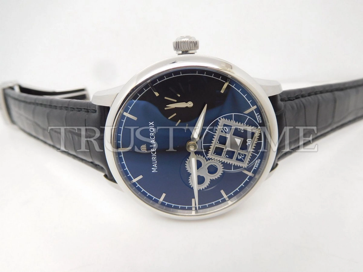 Копия часов Maurice Lacroix Masterpiece Roue Carrée Seconde 43mm MP7158-SS001-301-1 Арт.ML-0709