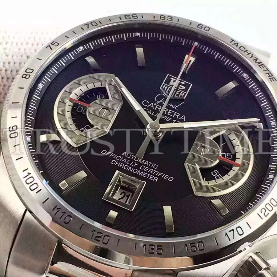 Копия часов Tag Heuer Grand Carrera Calibre 17 RS 43mm CAV511A.BA0902 Арт.TG-0311