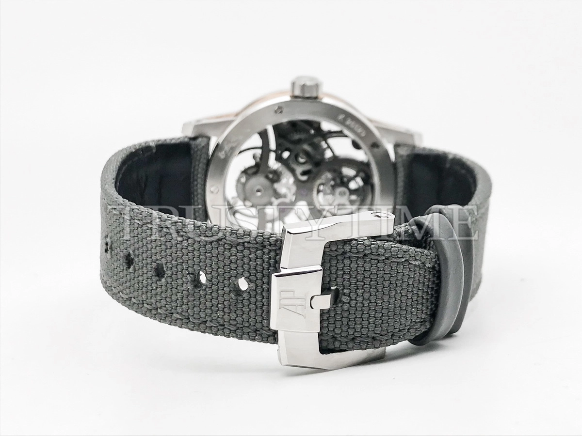 Копия часов Audemars Piguet Royal Oak Tourbillon Openworked 26600CR.OO.D009KB.01 Арт.AP-1181