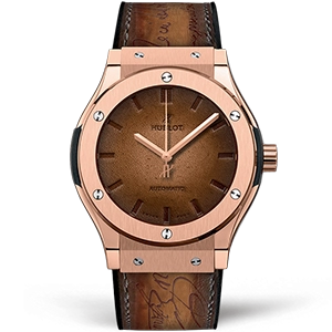 Копия часов Hublot Classic Fusion Berluti Scritto 45mm 511.OX.0500.VR.BER16 Арт.HB-0494