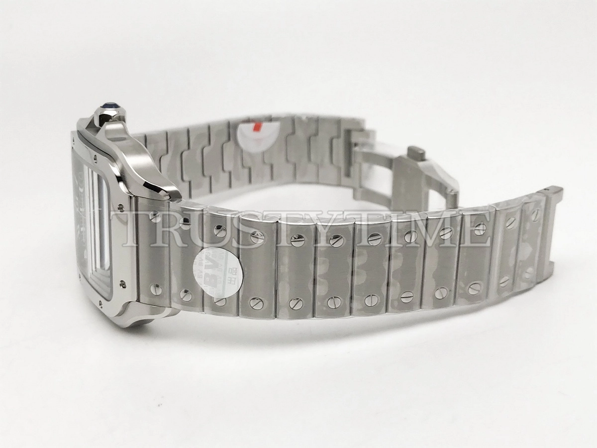 Копия часов Cartier Santos De Cartier Smoky Green WSSA0062 Арт.CR-0900