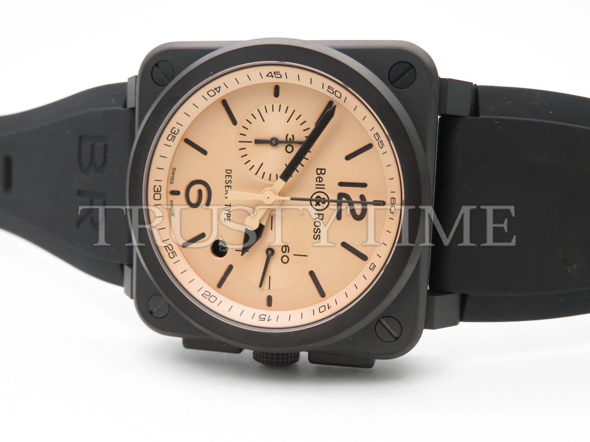 Копия часов Bell & Ross BR 03-94 Chronograph Desert Type BR0394-DESERT-CA Арт.BR-0253