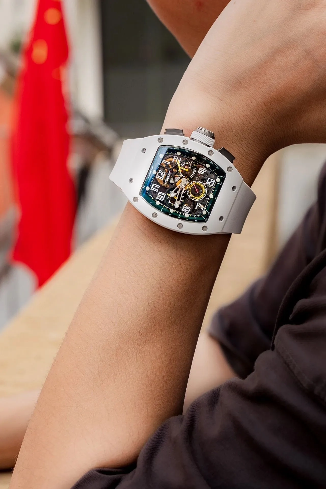 Копия часов CronusArt Carbon Watch CM09-013 Арт.CA-0427