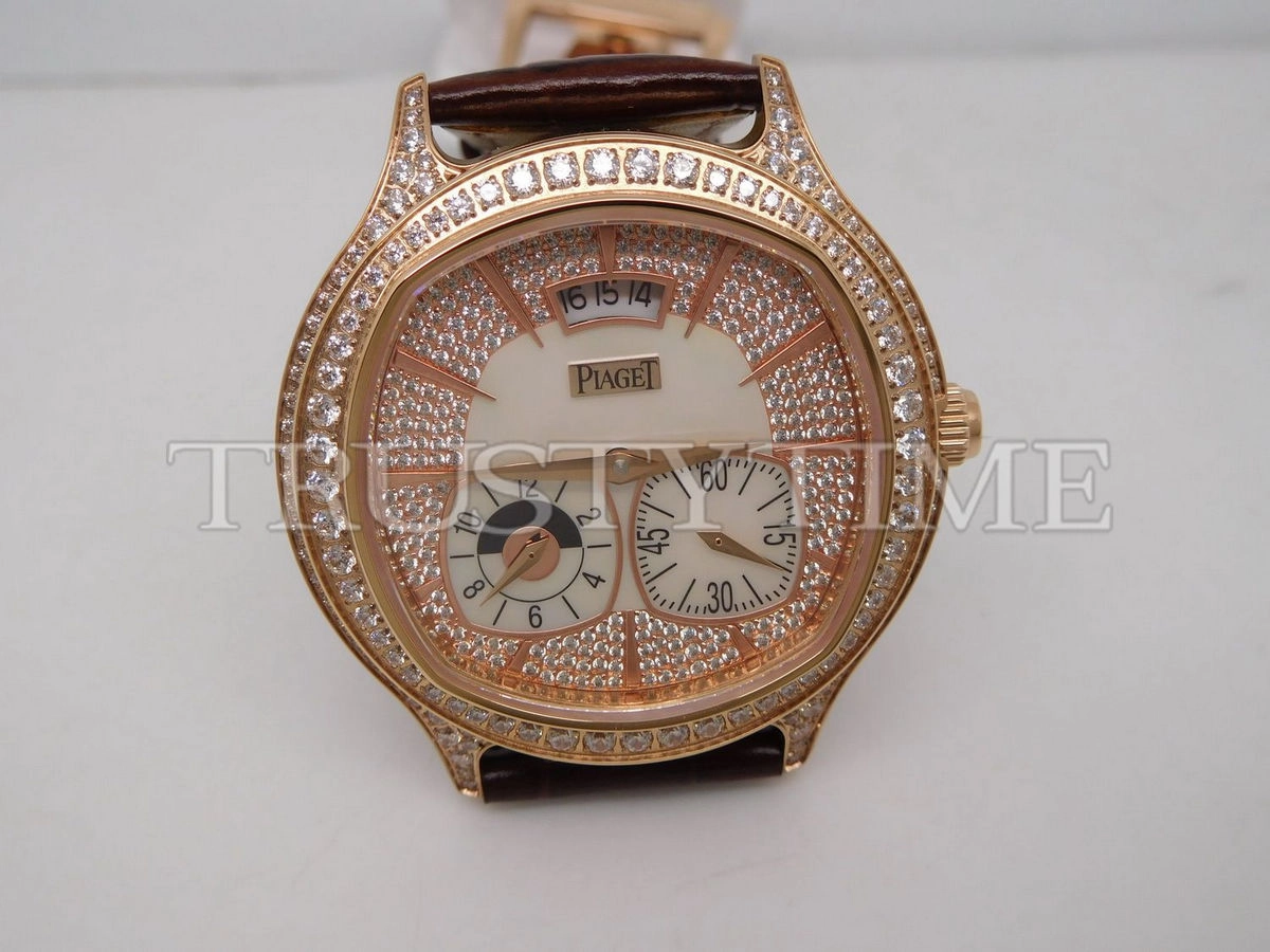 Копия часов Piaget Emperador Coussin Dual Time 42mm G0A32020 Арт.PG-0153