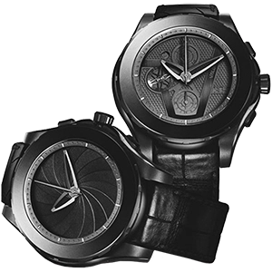 Копия часов Valbray Oculus Chrono -Titanium Full Black VR01F Арт.VB-0011