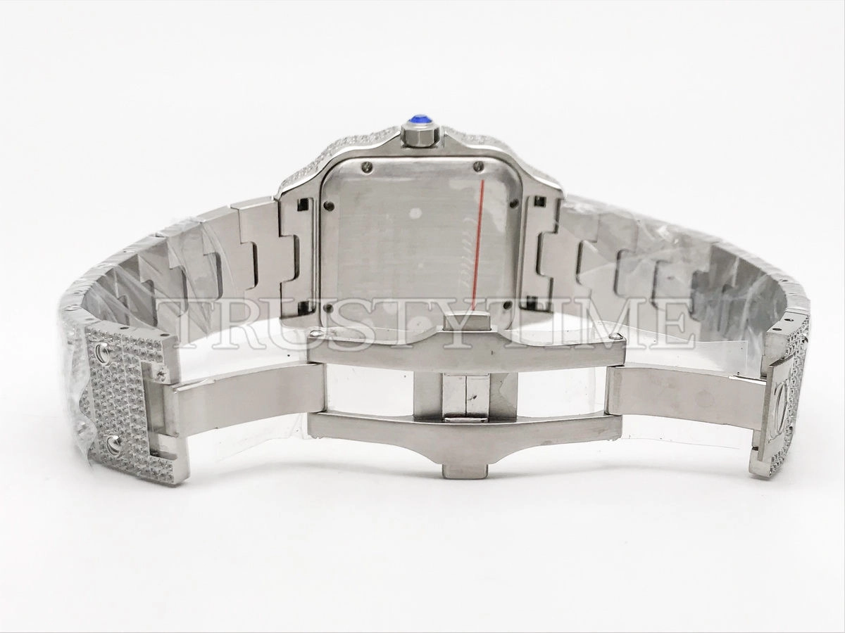 Копия часов Cartier Santos De Cartier 40 WSSA0018 Diamonds Арт.CR-0933